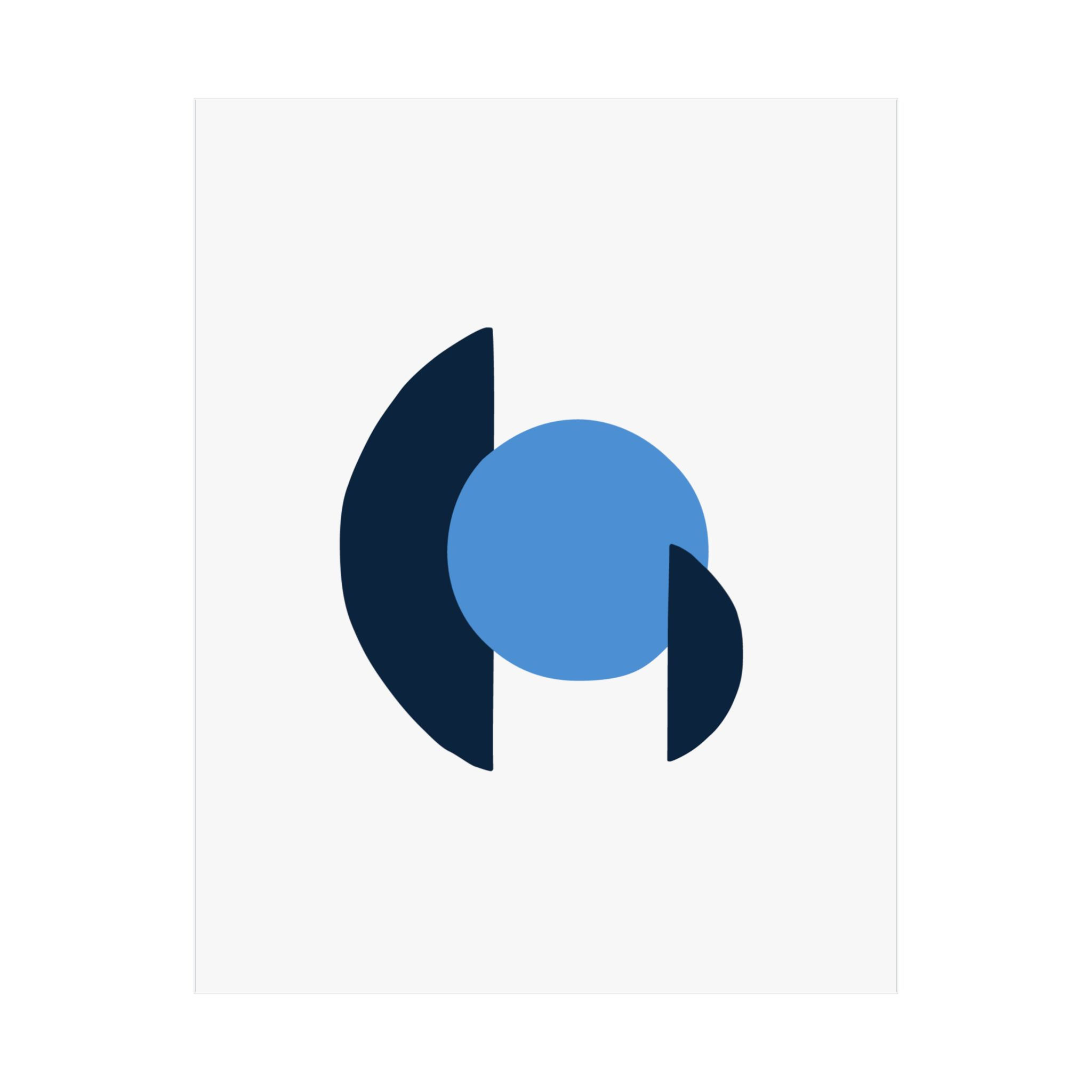 Geometric 30 Matte Poster - Tennessee Titans - Home