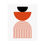 Thumbnail: Modern Geometric 24 Matte Poster - Baltimore Orioles - Home