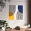 Thumbnail: Modern Geometric 25 Matte Poster - Golden State Warriors - Home
