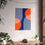 Thumbnail: Modern Geometric 25 Matte Poster - New York Mets - Away