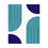 Thumbnail: Geometric 10 Matte Poster - Charlotte Hornets - Home