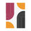 Thumbnail: Geometric 10 Matte Poster - Miami Heat - Home