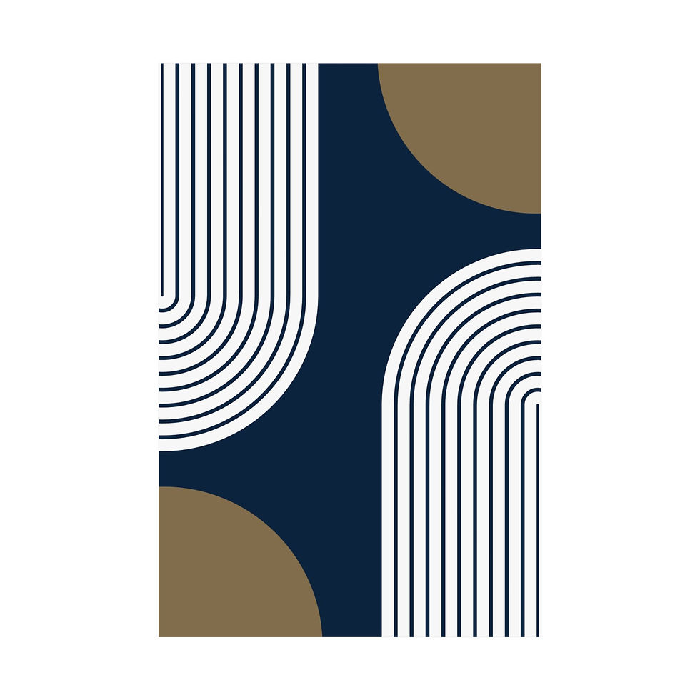 Thumbnail: Geometric 10 Matte Poster - New Orleans Pelicans - Away