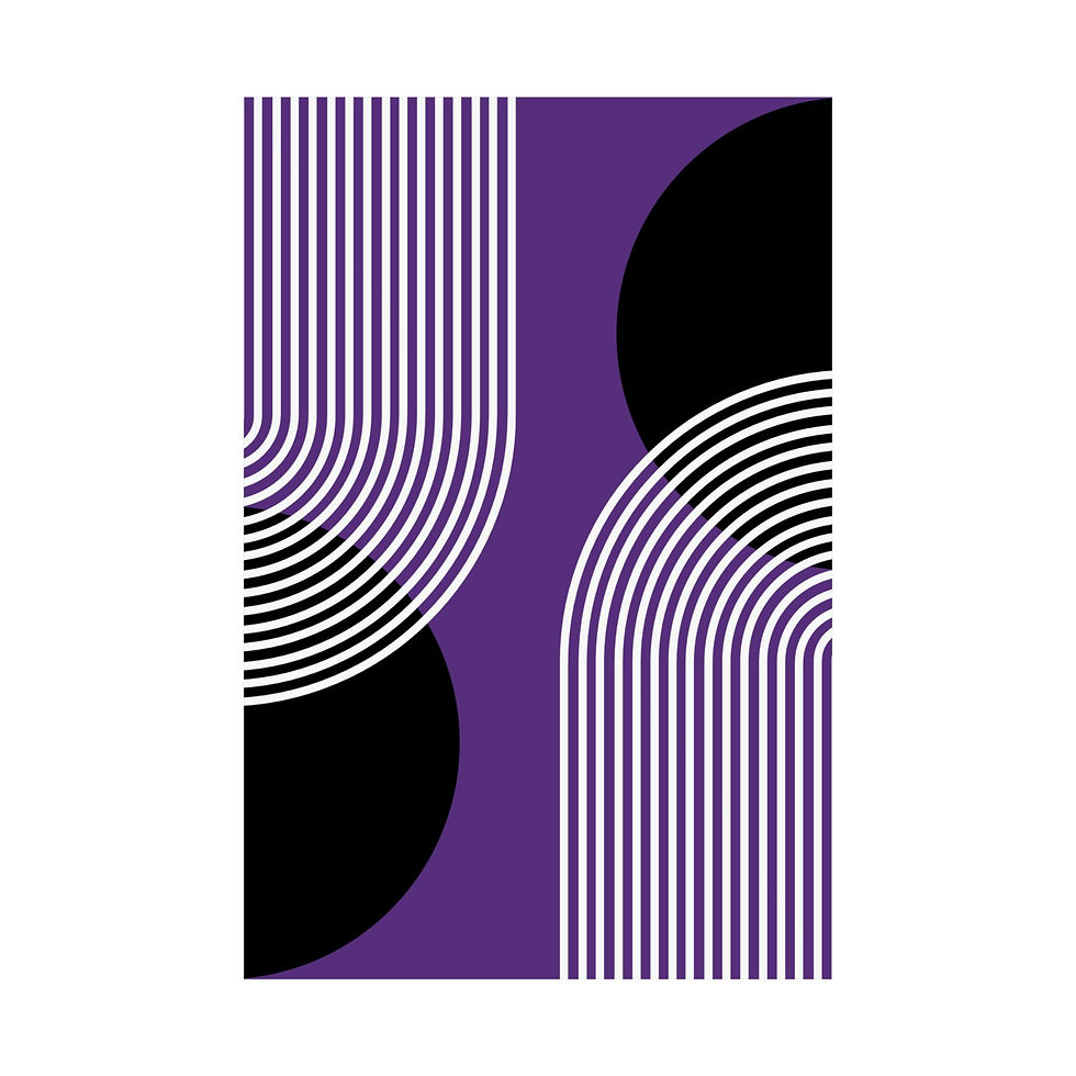 Thumbnail: Geometric 25 Matte Poster - Sacramento Kings - Alt