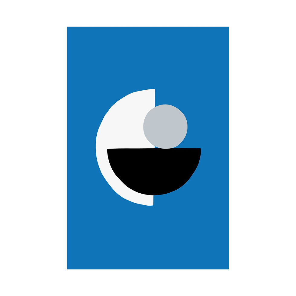 Thumbnail: Modern Geometric 31 Matte Poster - Orlando Magic - Away