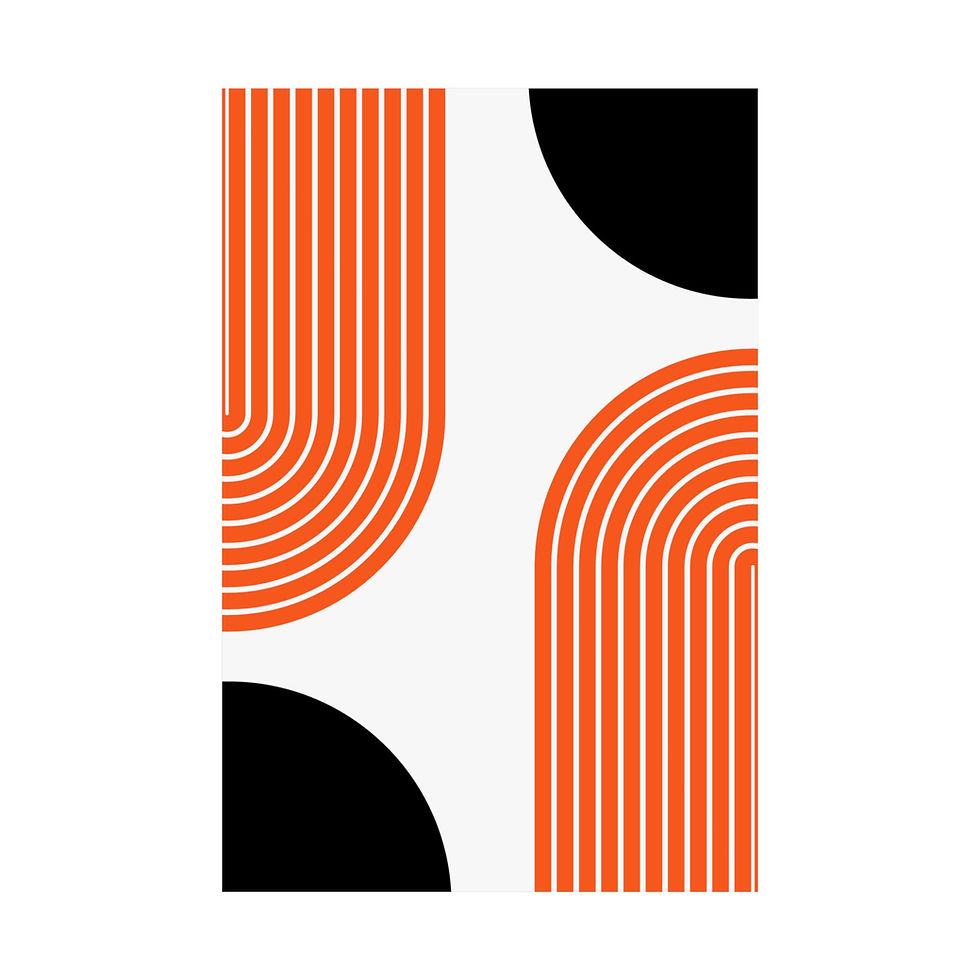 Thumbnail: Modern Geometric 10 Matte Poster - San Francisco Giants - Home