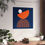 Thumbnail: Modern Geometric 26 Matte Poster - Houston Astros - Alt