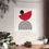 Thumbnail: Modern Geometric 26 Matte Poster - Chicago Bulls - Home