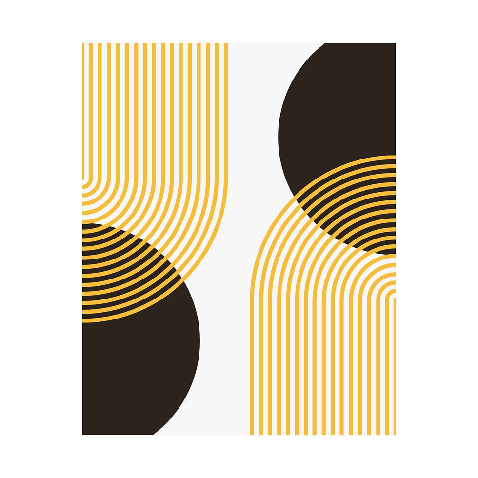 Thumbnail: Modern Geometric 25 Matte Poster - San Diego Padres - Home