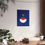 Thumbnail: Modern Geometric 28 Matte Poster - Chicago Cubs - Away