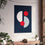 Thumbnail: Modern Geometric 29 Matte Poster - New York Yankees - Away