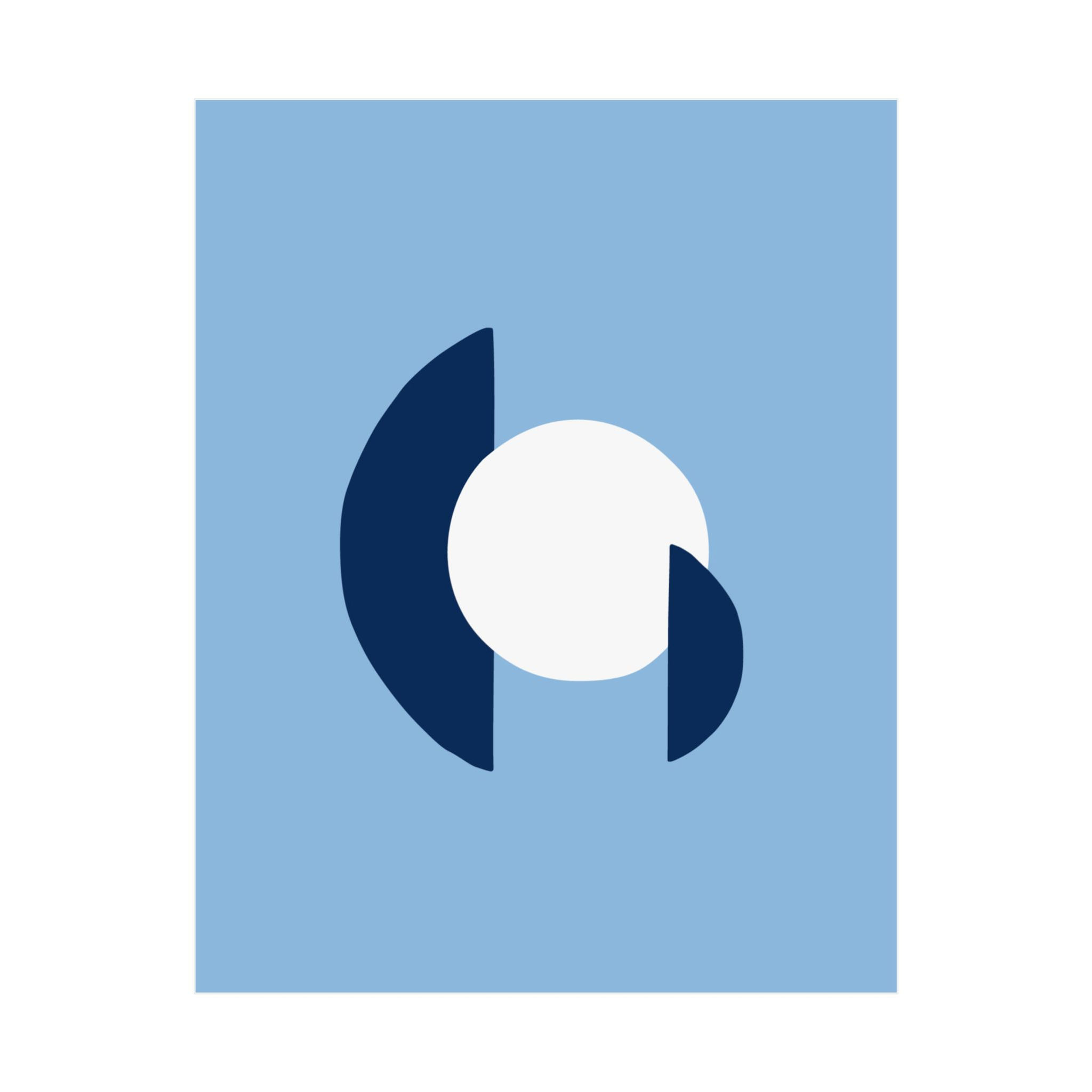 Geometric 30 Matte Poster - Tampa Bay Rays - Alt