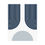 Thumbnail: Modern Geometric 11 Matte Poster - New York Yankees - Home