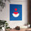 Thumbnail: Geometric 28 Matte Poster - Philadelphia 76ers - Away