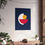 Thumbnail: Modern Geometric 31 Matte Poster - Atlanta Braves - Away