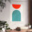 Thumbnail: Modern Geometric 09 Matte Poster - Miami Dolphins - Home