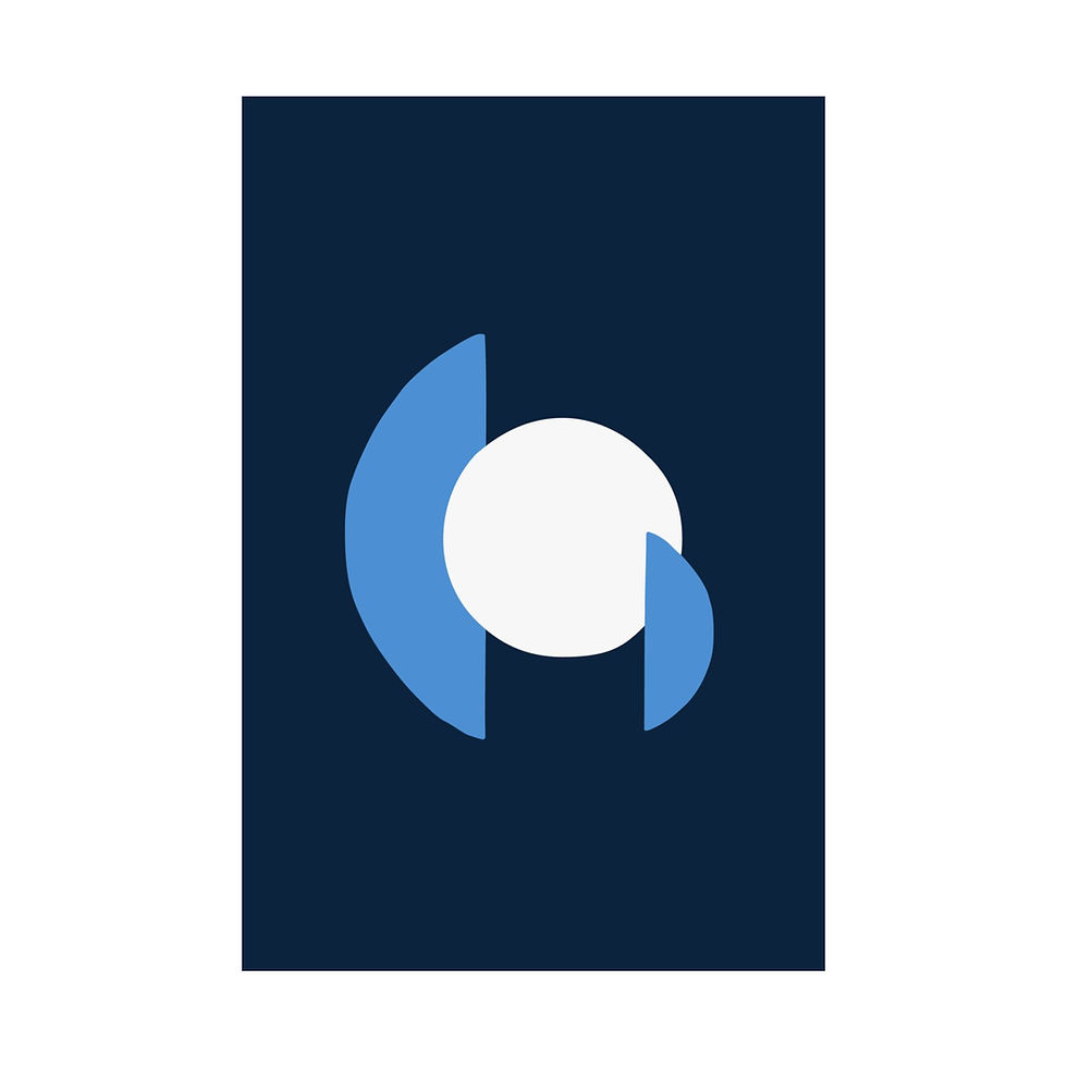 Thumbnail: Geometric 30 Matte Poster - Tennessee Titans - Away