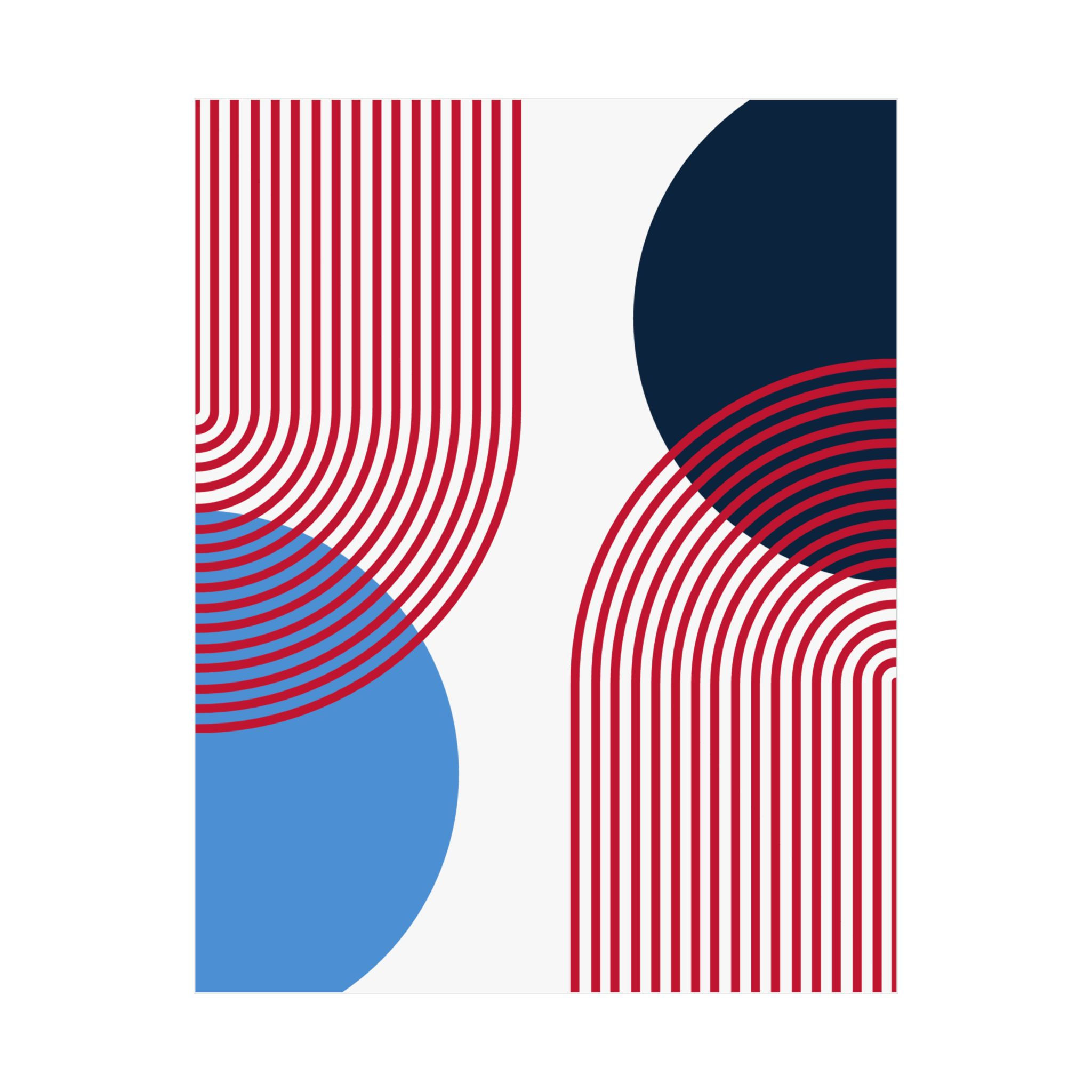 Geometric 25 Matte Poster - Tennessee Titans - Home