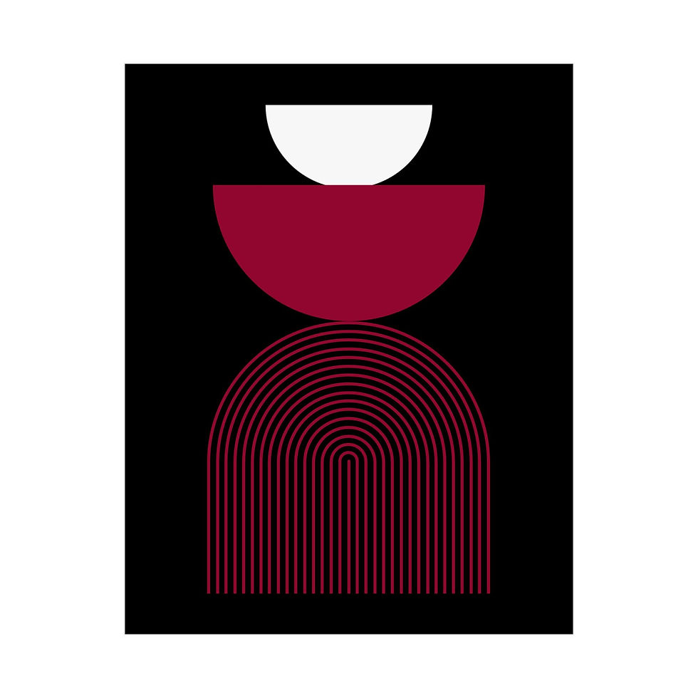 Geometric 24 Matte Poster - Miami Heat - Away