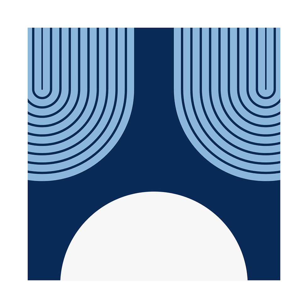 Thumbnail: Geometric 11 Matte Poster - Tampa Bay Rays - Away