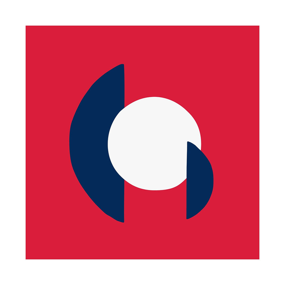 Thumbnail: Geometric 30 Matte Poster - Washington Wizards - Away