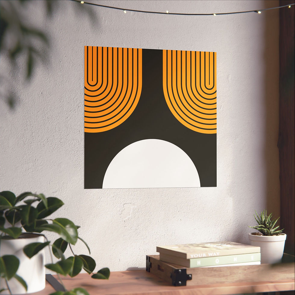 Thumbnail: Geometric 11 Matte Poster - Pittsburgh Pirates - Alt