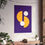 Thumbnail: Modern Geometric 29 Matte Poster - Minnesota Vikings - Away