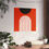Thumbnail: Modern Geometric 09 Matte Poster - Baltimore Orioles - Alt