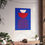 Thumbnail: Geometric 24 Matte Poster - Detroit Pistons - Away