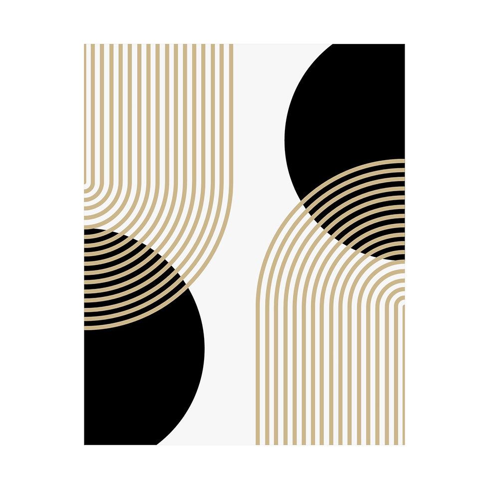 Thumbnail: Geometric 25 Matte Poster - New Orleans Saints - Home