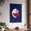Thumbnail: Modern Geometric 31 Matte Poster - New York Giants - Away