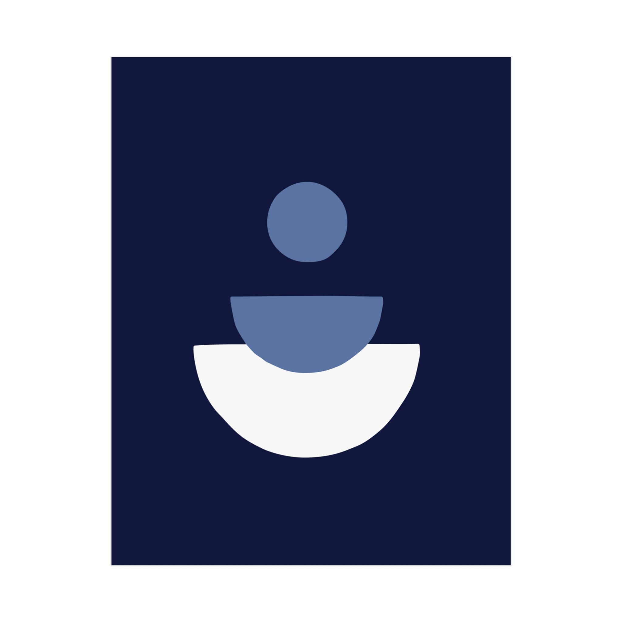 Modern Geometric 28 Matte Poster - Memphis Grizzlies - Away