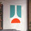 Thumbnail: Modern Geometric 11 Matte Poster - Miami Dolphins - Home