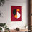 Thumbnail: Geometric 29 Matte Poster - Miami Heat - Alt