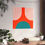 Thumbnail: Modern Geometric 11 Matte Poster - Miami Dolphins - Alt