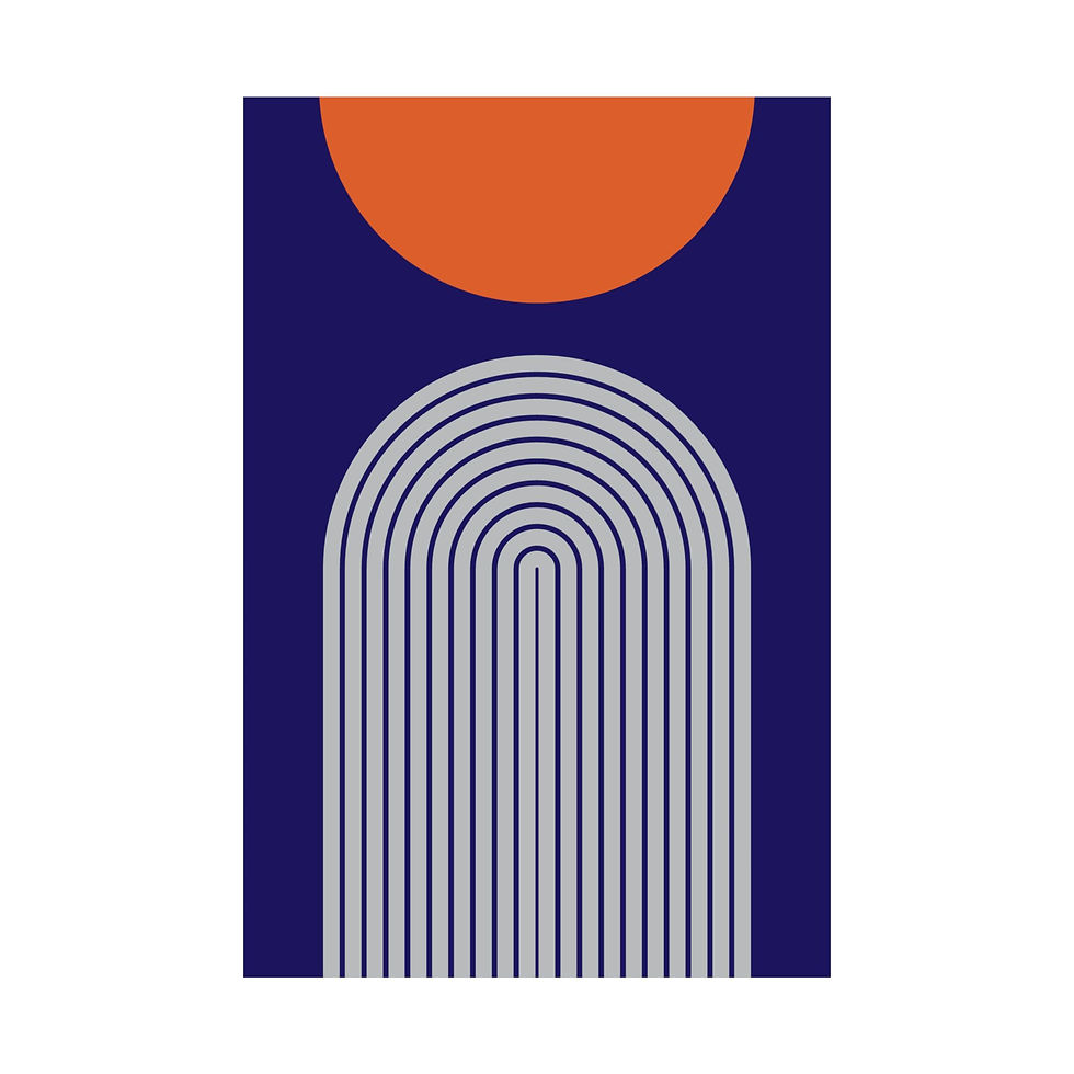 Thumbnail: Geometric 09 Matte Poster - Phoenix Suns - Away