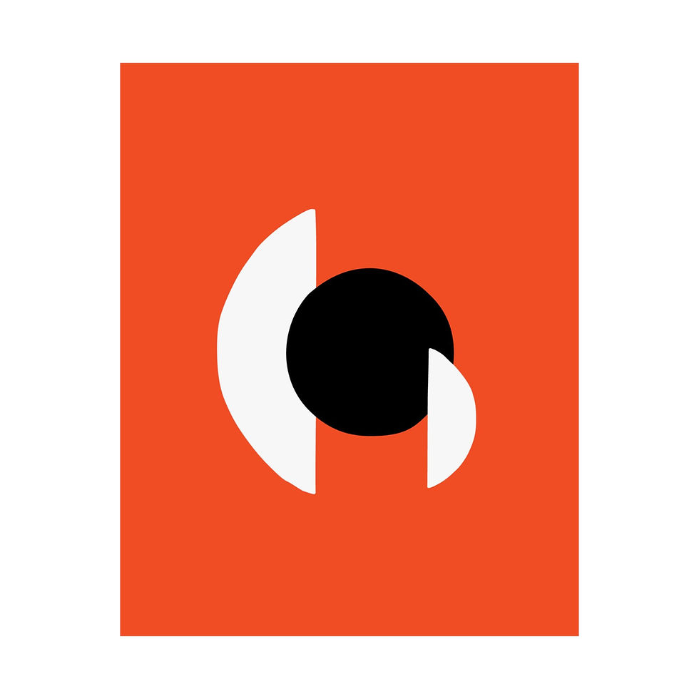 Thumbnail: Geometric 30 Matte Poster - Cincinnati Bengals - Alt