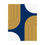 Thumbnail: Modern Geometric 10 Matte Poster - Indiana Pacers - Away