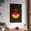 Thumbnail: Modern Geometric 28 Matte Poster - Atlanta Hawks - Alt