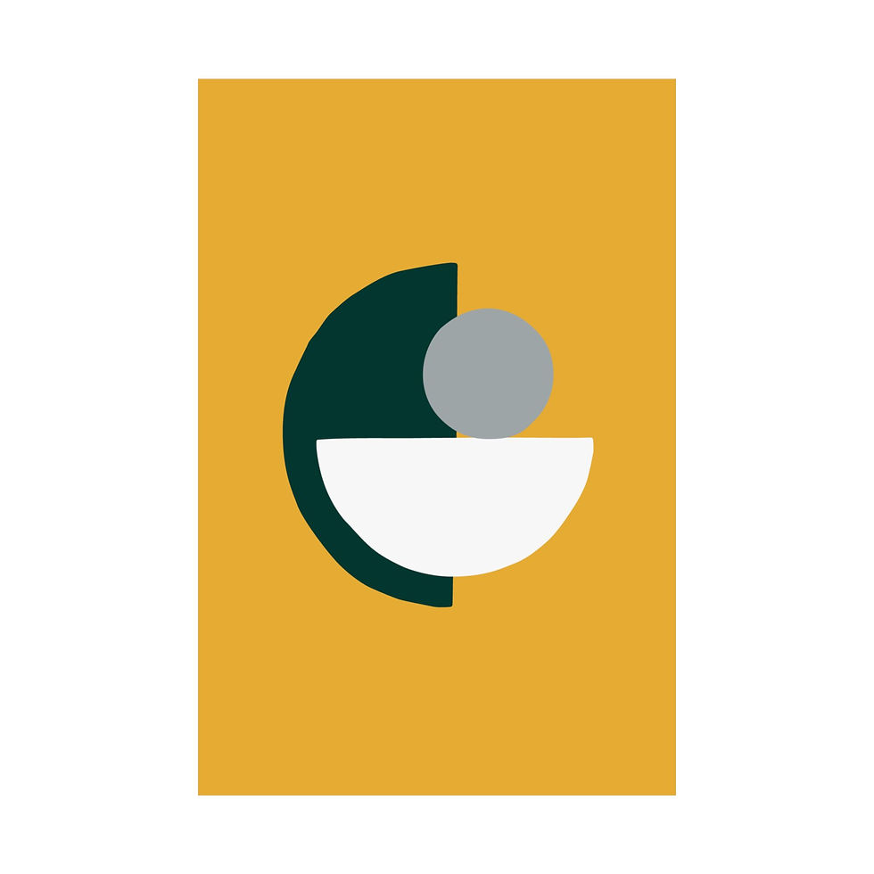 Thumbnail: Modern Geometric 31 Matte Poster - Oakland A's - Alt