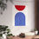 Thumbnail: Geometric 09 Matte Poster - Detroit Pistons - Home