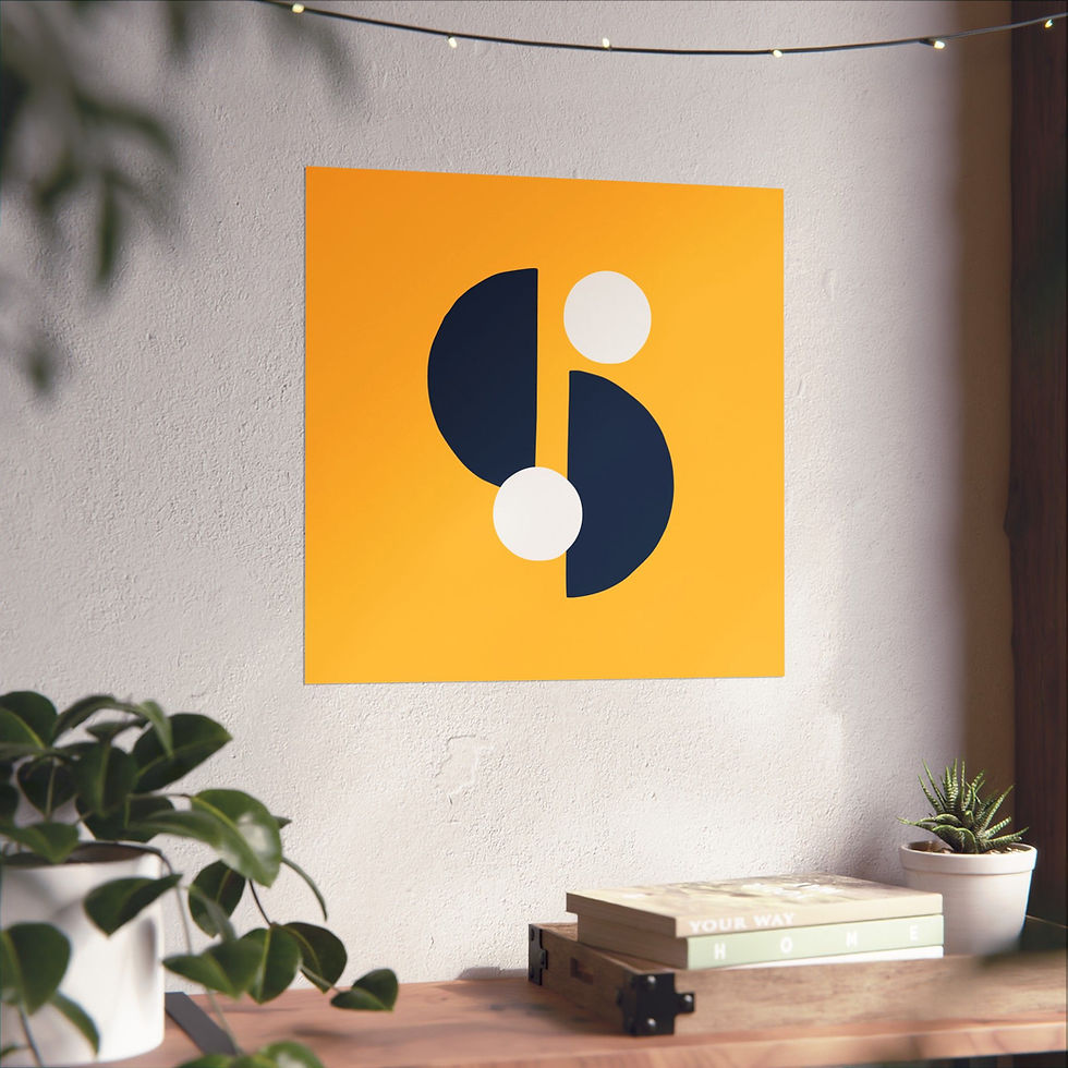 Thumbnail: Geometric 29 Matte Poster - Milwaukee Brewers - Alt