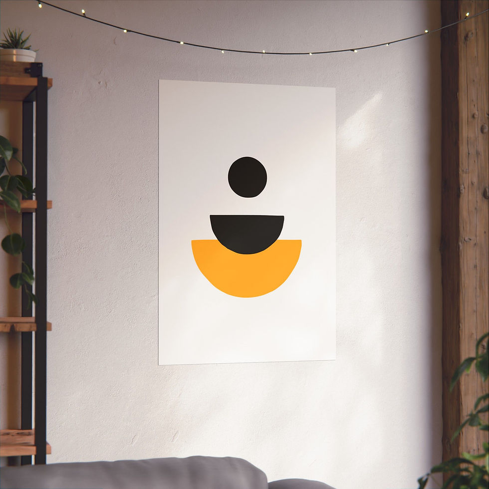 Thumbnail: Modern Geometric - 28 - Matte Poster - Pittsburgh Steelers - Home