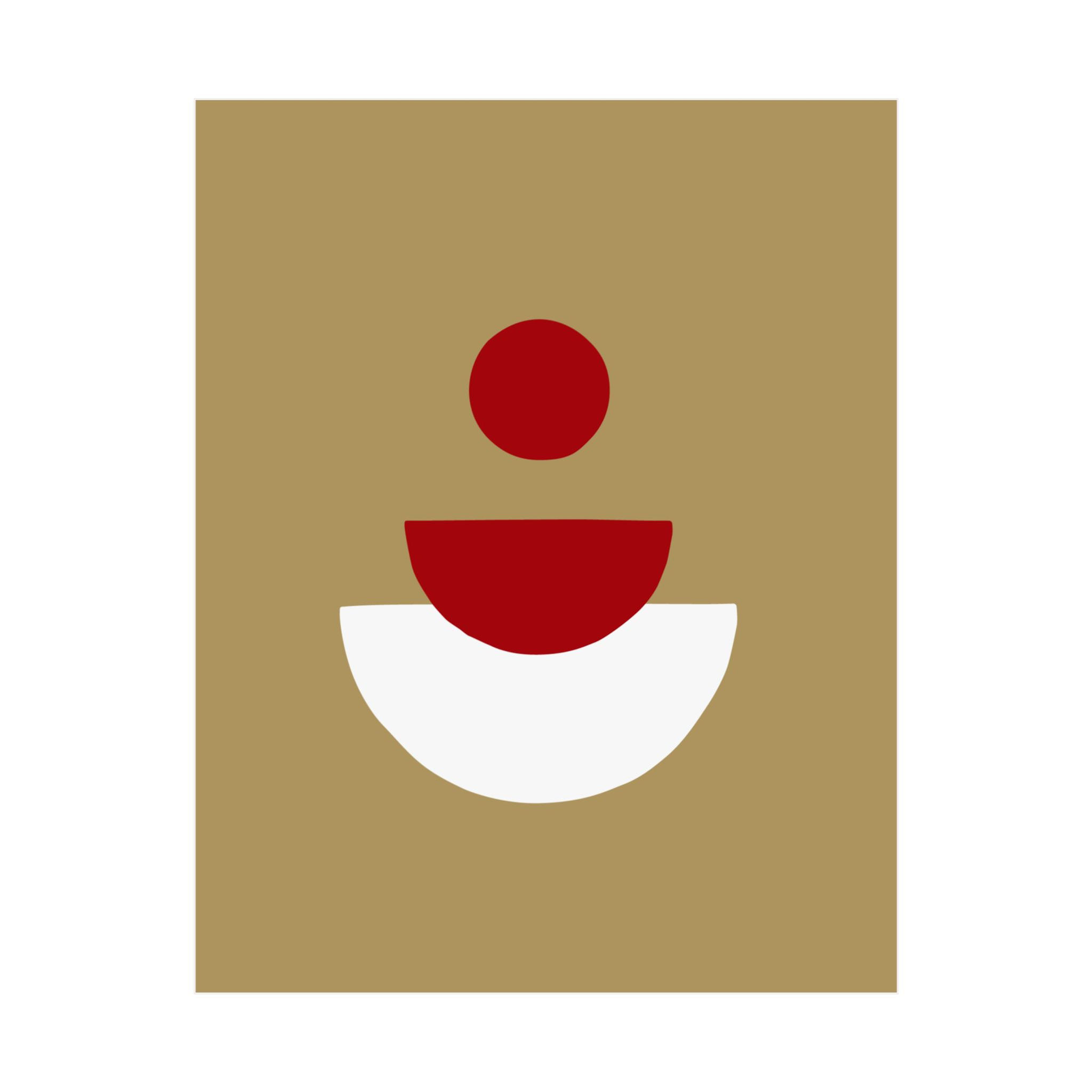 Modern Geometric - 28 - Matte Poster - San Francisco 49ers - Alt