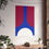 Thumbnail: Geometric 11 Matte Poster - Detroit Pistons - Away