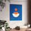 Thumbnail: Modern Geometric 28 Matte Poster - New York Knicks - Away