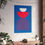 Thumbnail: Geometric 24 Matte Poster - Philadelphia 76ers - Away