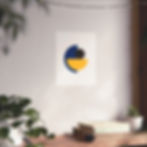 Thumbnail: Modern Geometric 31 Matte Poster - Golden State Warriors - Home