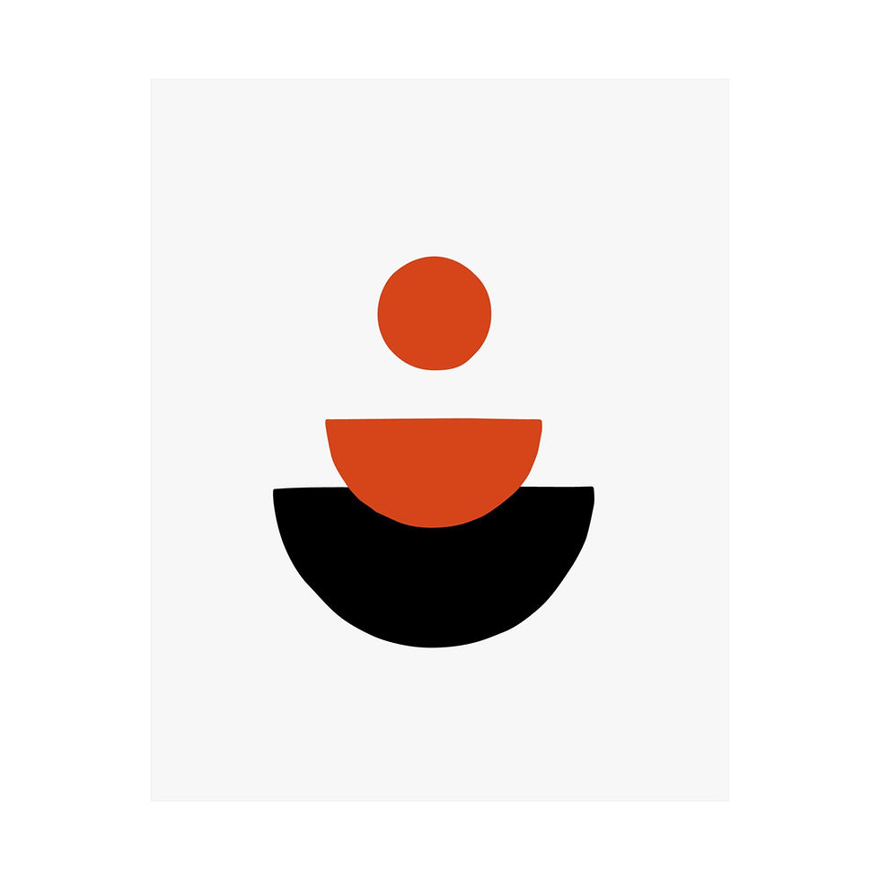 Thumbnail: Modern Geometric 28 Matte Poster - Baltimore Orioles - Home