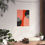 Thumbnail: Modern Geometric 25 Matte Poster - Baltimore Orioles - Alt